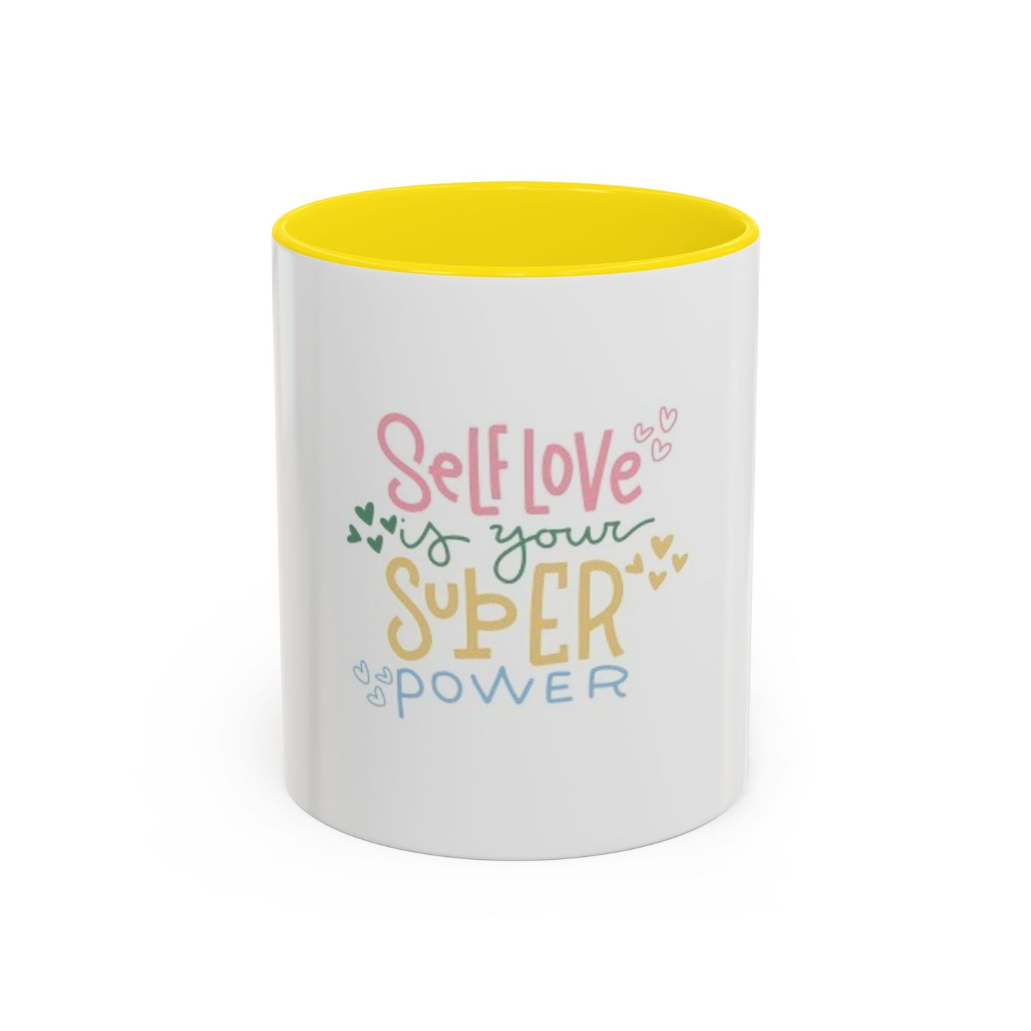 Self-Love Super Power Coffee Mug | Inspirational 11oz & 15oz Accent Mug