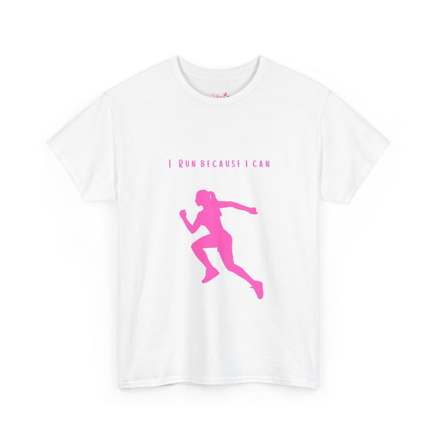 Unisex Heavy Cotton Tee- I Run because I can