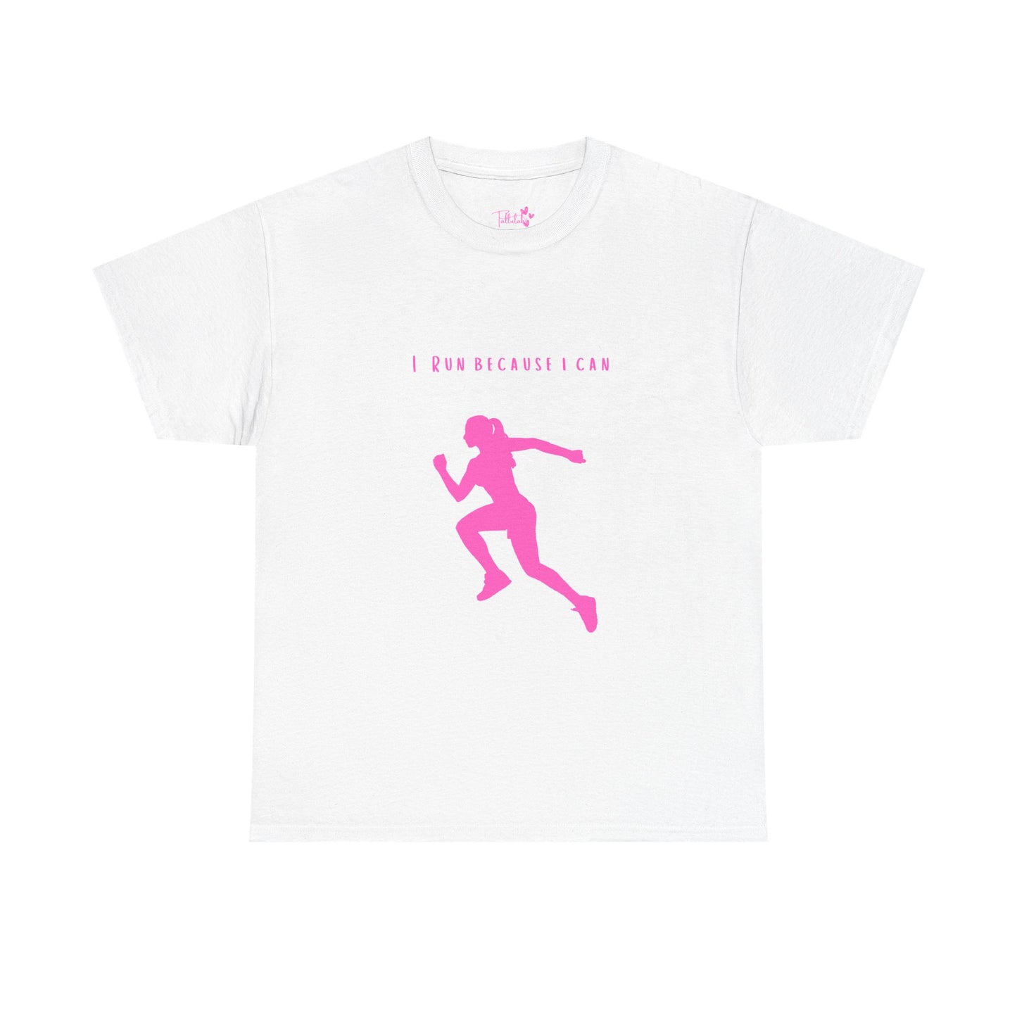 Unisex Heavy Cotton Tee- I Run because I can