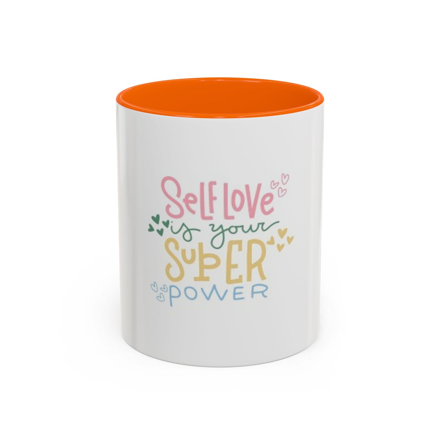 Self-Love Super Power Coffee Mug | Inspirational 11oz & 15oz Accent Mug