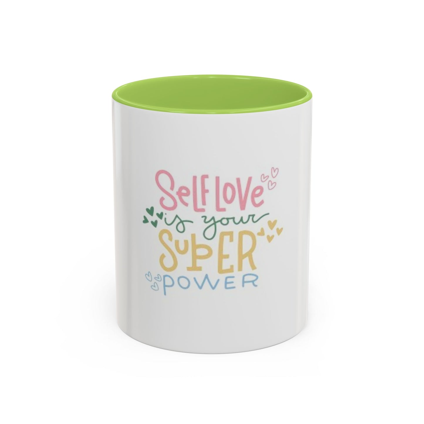 Self-Love Super Power Coffee Mug | Inspirational 11oz & 15oz Accent Mug