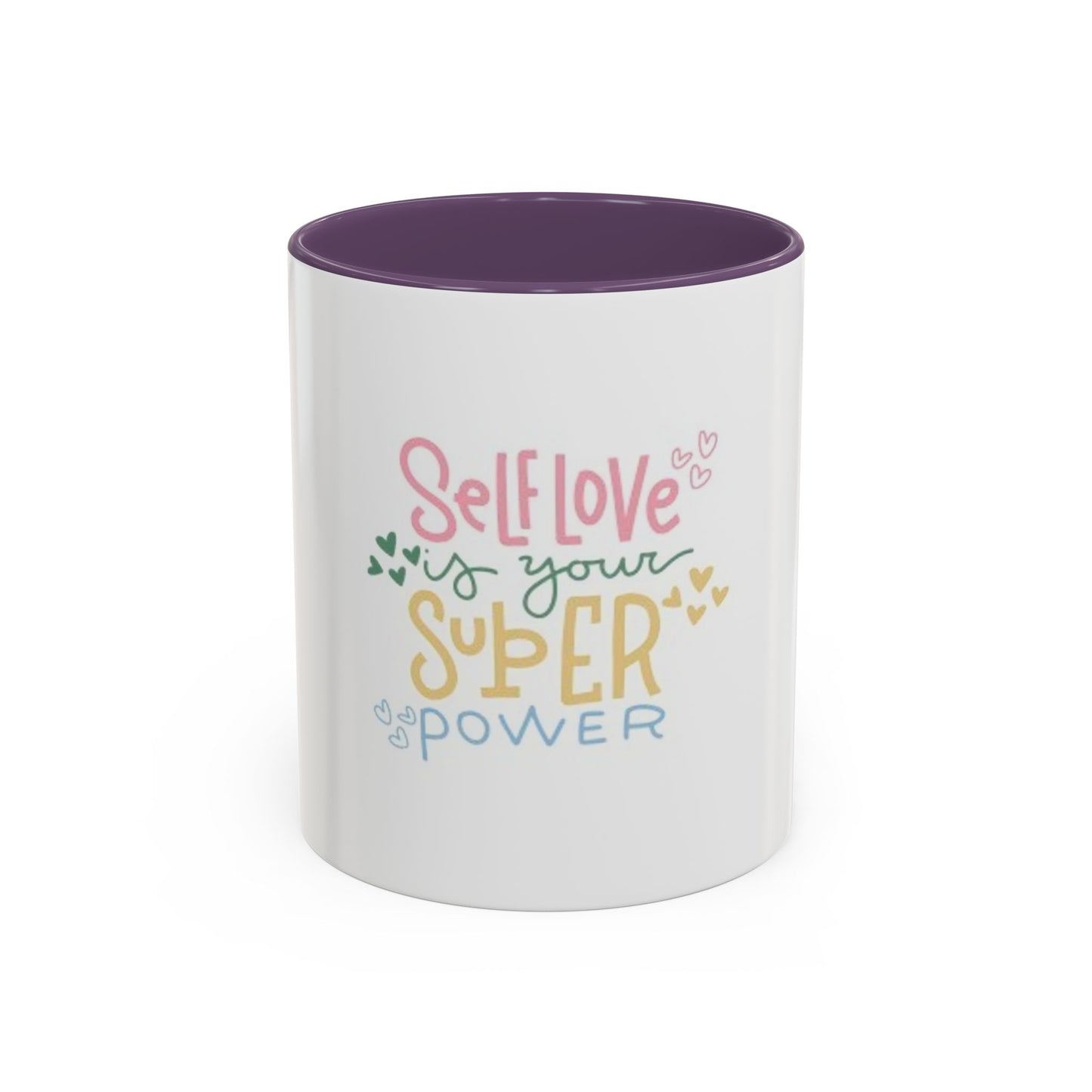 Self-Love Super Power Coffee Mug | Inspirational 11oz & 15oz Accent Mug